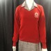 RED  JUMPER UNISEX  WOOLEN - DISCONTINUED LINE (With embroidered Crest)